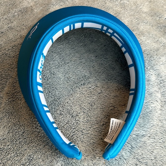 NANCY LOPEZ💫Women’s Blue/White Printed Sport Visor - Picture 4 of 10